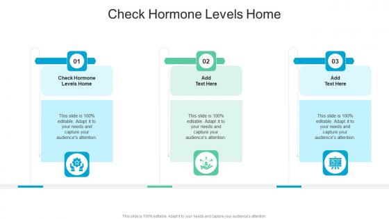 Check Hormone Levels Home In Powerpoint And Google Slides Cpb