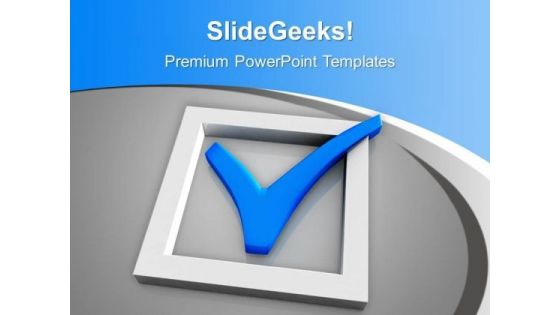 Check Mark On Box Business PowerPoint Templates Ppt Backgrounds For Slides 1212 Check Mark On Box Business PowerPoint Templates Ppt Backgrounds For Slides 1212
