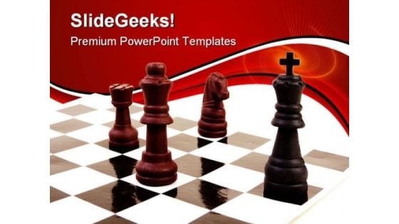 Check Mate Game PowerPoint Templates And PowerPoint Backgrounds 0211