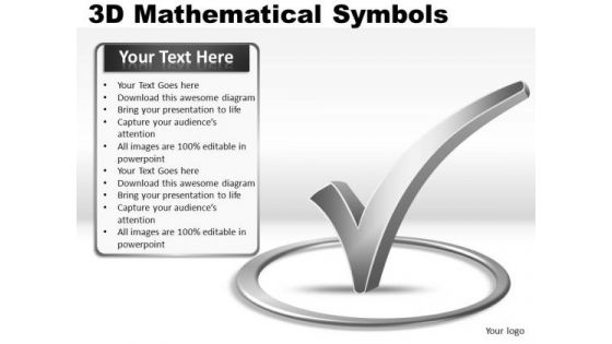 Checked 3d Symbols PowerPoint Slides And Ppt Diagram Templates