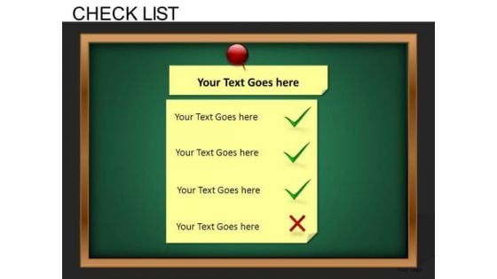 Checklist Diagram PowerPoint Checklist Diagram PowerPoint