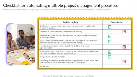 Checklist For Automating Multiple Project Management Processes Download Pdf