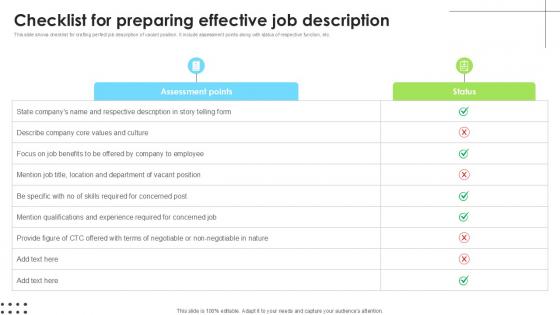 Checklist For Preparing Effective Employee Attraction And Competency Ppt Powerpoint Checklist For Preparing Effective Employee Attraction And Competency Ppt Powerpoint