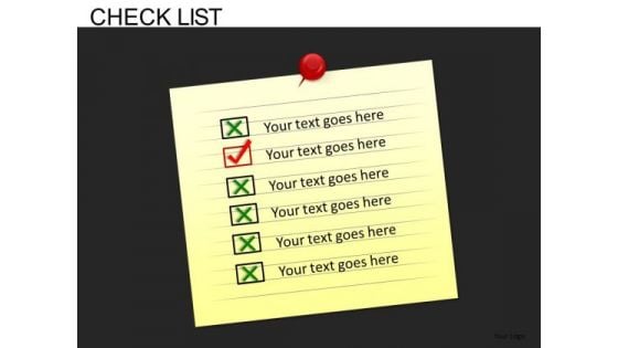 Checklist PowerPoint Templates