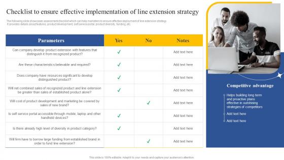 Checklist To Ensure Effective Implementation Of Line How To Implement Product Icons Pdf