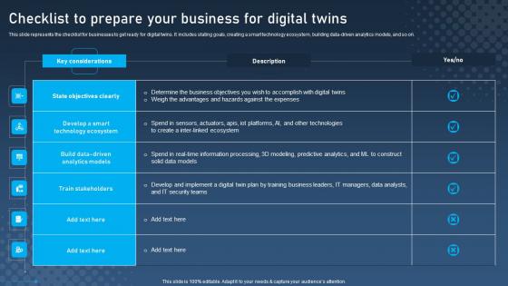 Checklist To Prepare Your Business For Digital Digital Twins For Enhanced Industrial Download Pdf Checklist To Prepare Your Business For Digital Digital Twins For Enhanced Industrial Download Pdf