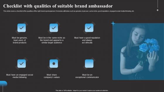 Checklist With Qualities Of Suitable Brand Tracking Word Mouth Marketing Guidelines PDF Checklist With Qualities Of Suitable Brand Tracking Word Mouth Marketing Guidelines PDF
