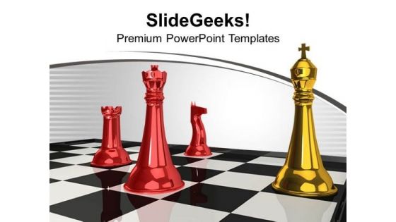 Checkmate Strategies Business Concept PowerPoint Templates Ppt Backgrounds For Slides 0113