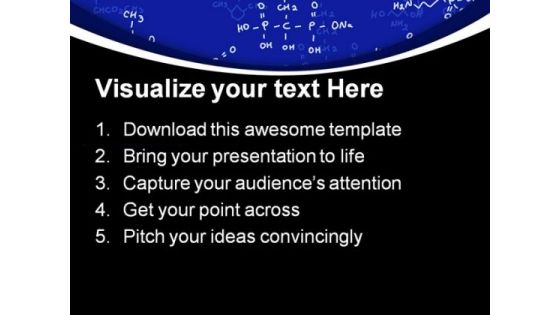 Chemical Formulas Science PowerPoint Themes And PowerPoint Slides 0811