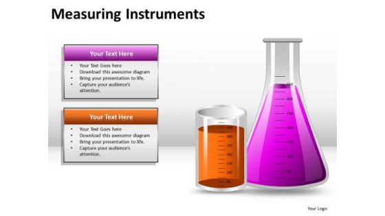 Chemical Science Experiment Beakers PowerPoint Slides And Ppt Diagram Templates