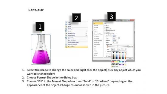 Chemical Science Experiment Beakers PowerPoint Slides And Ppt Diagram Templates