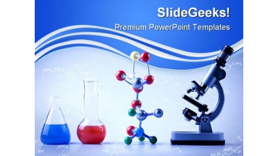 Chemistry Equipment Science PowerPoint Themes And PowerPoint Slides 0511