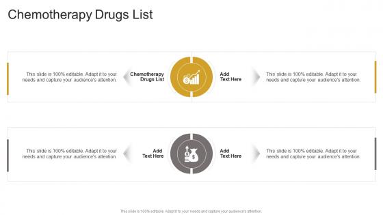 Chemotherapy Drugs List In Powerpoint And Google Slides Cpb