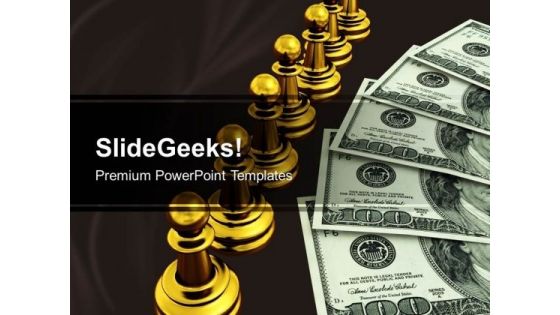 Chess And Money Finance PowerPoint Templates And PowerPoint Themes 0912