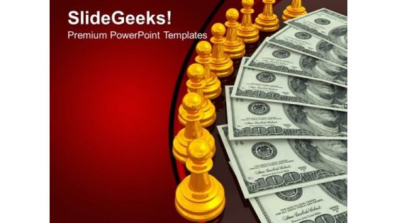 Chess And Money Investment PowerPoint Templates And PowerPoint Themes 1012