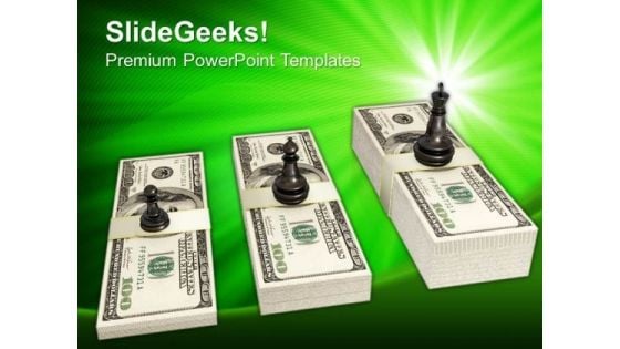 Chess Figures On Dollar Notes Business PowerPoint Templates Ppt Backgrounds For Slides 0113 Chess Figures On Dollar Notes Business PowerPoint Templates Ppt Backgrounds For Slides 0113