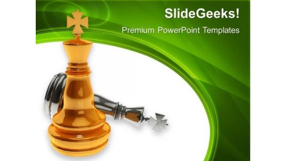 Chess King Winner Success PowerPoint Templates And PowerPoint Themes 0612