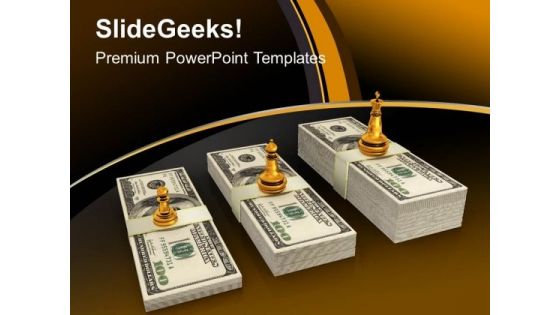 Chess Pieces Dollars PowerPoint Templates And PowerPoint Themes 1012 Chess Pieces Dollars PowerPoint Templates And PowerPoint Themes 1012