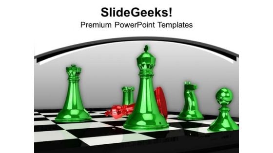 Chess Winner Defeating Red King Game PowerPoint Templates Ppt Backgrounds For Slides 0113 Chess Winner Defeating Red King Game PowerPoint Templates Ppt Backgrounds For Slides 0113