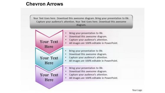 Chevron Arrows PowerPoint Presentation Template
