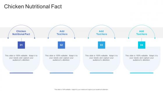 Chicken Nutritional Fact In Powerpoint And Google Slides Cpb