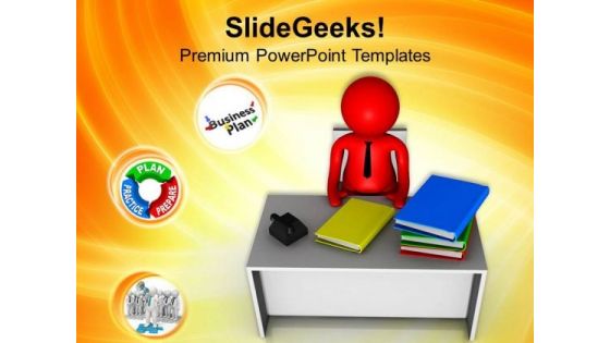 Chief Manager Planning Business Concept PowerPoint Templates Ppt Backgrounds For Slides 0613