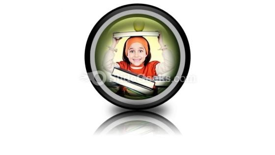Child Girl Studying PowerPoint Icon Cc Child Girl Studying PowerPoint Icon Cc
