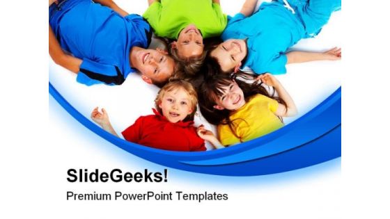Children Having Fun Entertainment PowerPoint Backgrounds And Templates 1210