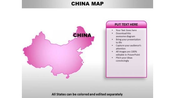 China PowerPoint Maps