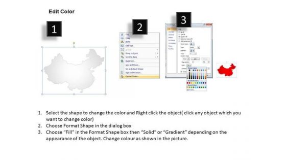 China PowerPoint Maps