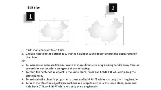 China PowerPoint Maps