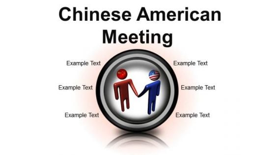 Chinese American Meeting Business PowerPoint Presentation Slides Cc