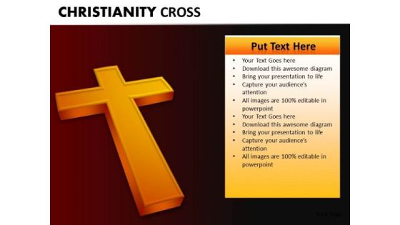 Chirstian Cross PowerPoint Templates For Churches