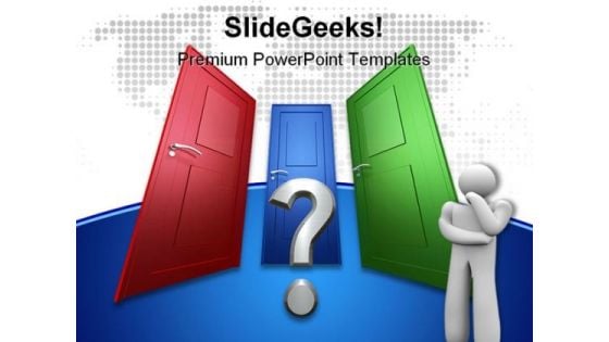 Choice Business PowerPoint Template 1010