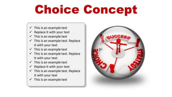 Choice Concept Business PowerPoint Presentation Slides C