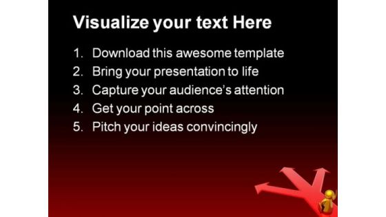 Choice Of Correct Decision Business PowerPoint Themes And PowerPoint Slides 0511