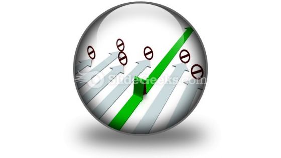 Choice Of Direction Movement PowerPoint Icon C