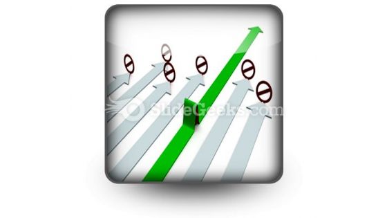 Choice Of Direction Movement PowerPoint Icon S