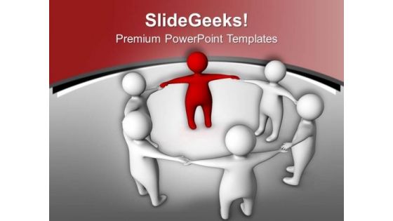 Choose A Right Person To Make Him Leader PowerPoint Templates Ppt Backgrounds For Slides 0613