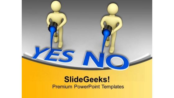 Choose One Choice PowerPoint Templates Ppt Backgrounds For Slides 0813