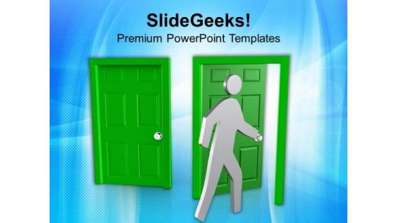 Choose The Open Opportunity PowerPoint Templates Ppt Backgrounds For Slides 0713