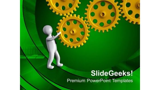 Choose The Right Gear And Get Success PowerPoint Templates Ppt Backgrounds For Slides 0713 Choose The Right Gear And Get Success PowerPoint Templates Ppt Backgrounds For Slides 0713