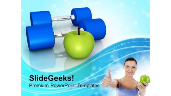 Choose Your Fitness Mantra For Good Health PowerPoint Templates Ppt Backgrounds For Slides 0513