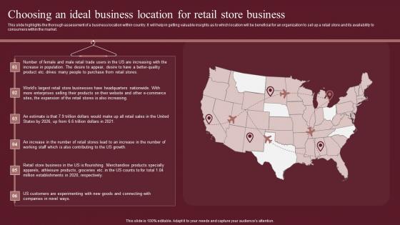 Choosing An Ideal Business Location For Retail Store Fashion Business Plan Brochure Pdf Choosing An Ideal Business Location For Retail Store Fashion Business Plan Brochure Pdf