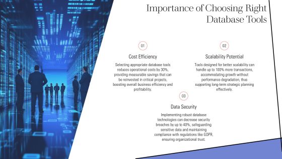 Choosing Top Database Development Tools PPT Example AT Slide03