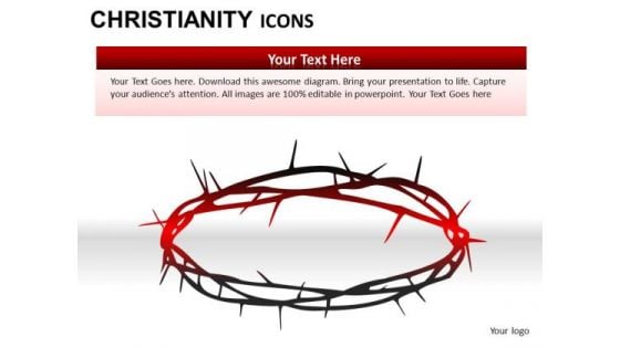 Christ Crown PowerPoint Slides And Ppt Diagram Templates