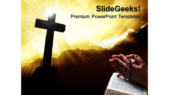 Christianity Cross Religion PowerPoint Templates And PowerPoint Themes 0712