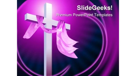 Christianity Religion PowerPoint Template 0610