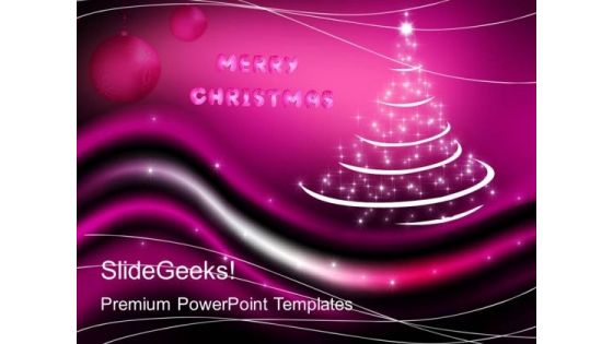 Christmas Abstract Festival PowerPoint Templates And PowerPoint Themes 0212