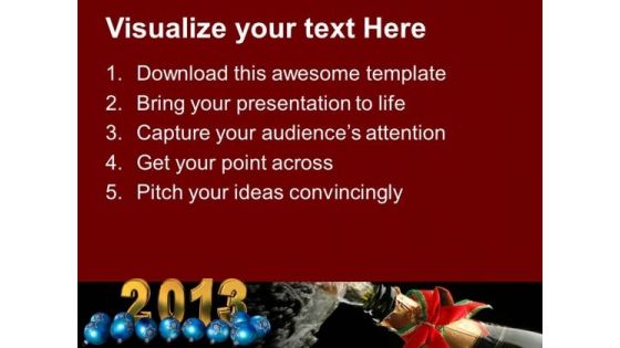 Christmas And New Year Celebration Festival PowerPoint Templates Ppt Backgrounds For Slides 1212